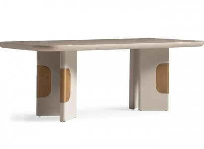 Modern dining table, dining room table, wooden dining nook, beige dining room design